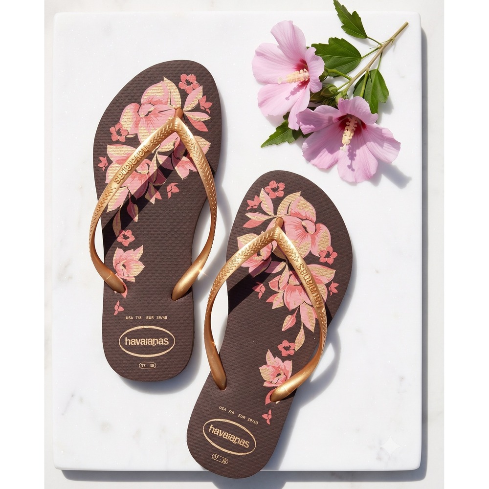 EXCLUSIVE! W's 6 | Havaianas Slim Organic flip flops sandals | SLPR0098